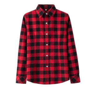 2019-women-blouses-brand-new-quality-flannel-plaid-shirt-red