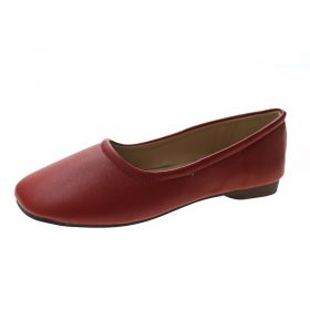 wide mouth flat shoes